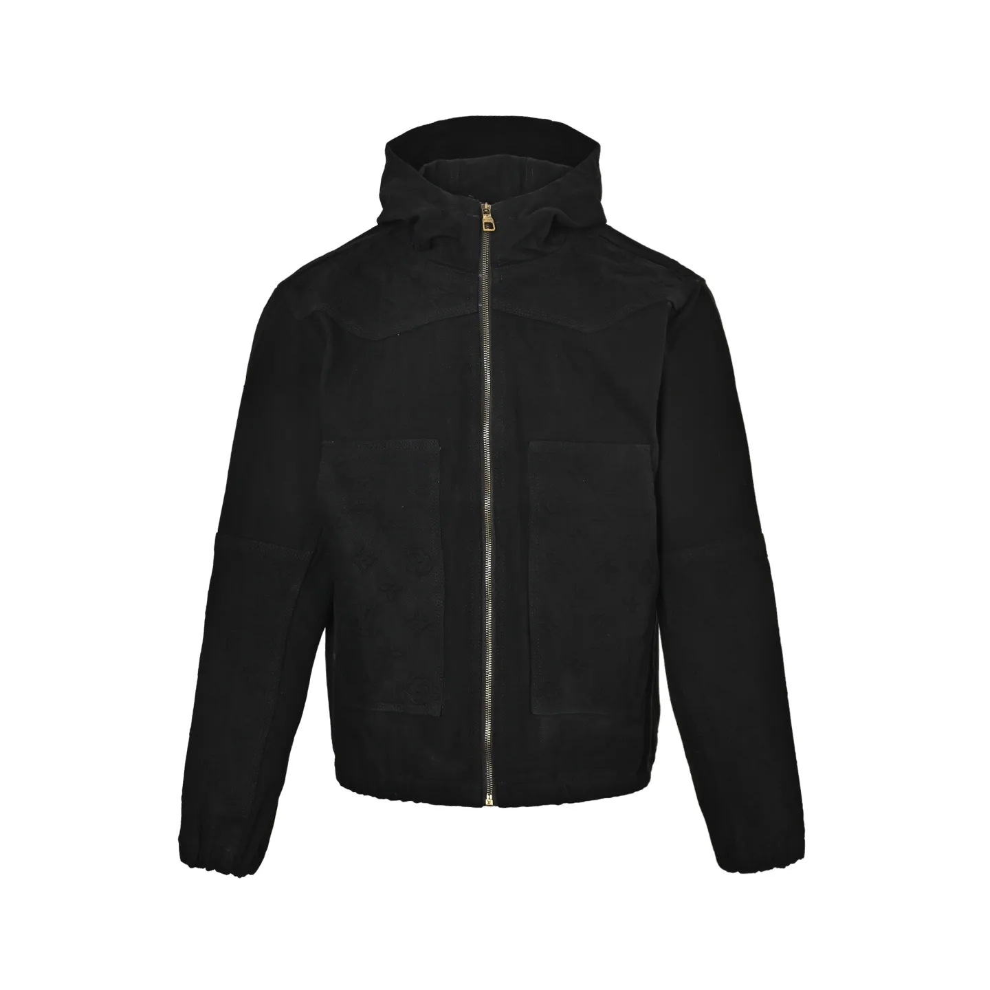 Louis Vuitton/Louis Vuitton embossed embossed presbyopic workwear denim jacket